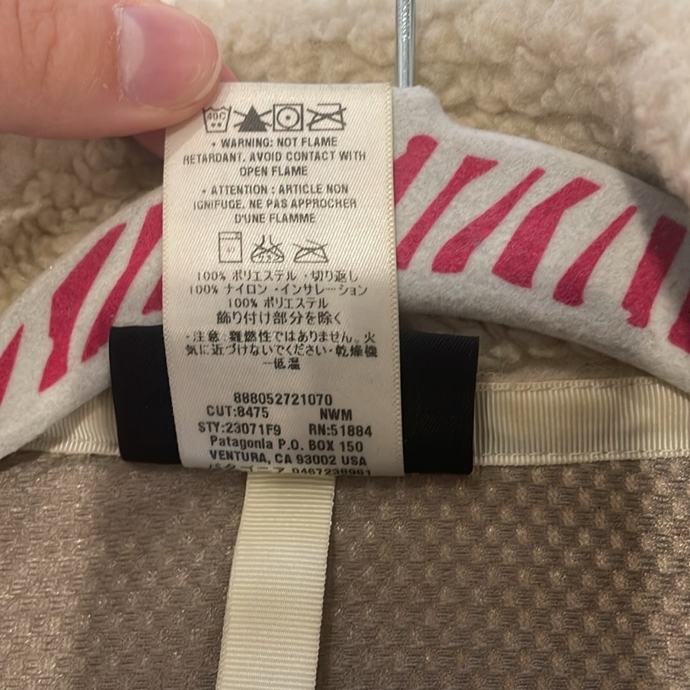 Patagonia Beige Retro-X Synchilla Fleece Sherpa Deep Pile Jacket - Picture 4 of 6